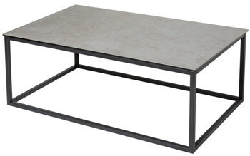 Ceramic coffee table "Symbiosis" 100 x 60 cm - concrete look