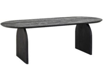 Solid design dining table "Hudson" 200 x 100 cm