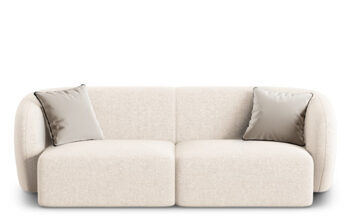 2 seater design sofa "Chiara" Chenille
