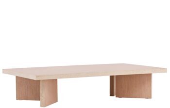 Large design coffee table "Bassholmen" 140 x 80 cm
