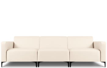 High quality modular 3 seater outdoor sofa "Kos"/ Light Beige