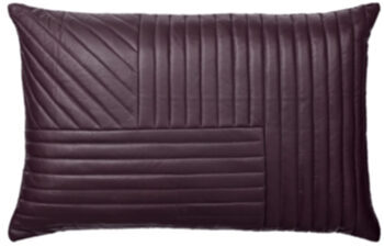 Leather cushion Motum 60 x 40 cm -Bordeaux