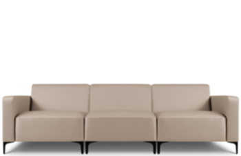 Hochwertiges, modulares 3-Sitzer Outdoor Sofa „Kos“/ Beige