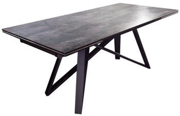 Extendable designer dining table "Atlas" ceramic 180-220-260 x 90 cm - Lava