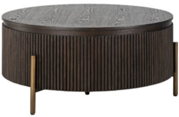Round design salon table "Luxor" Ø 90 cm