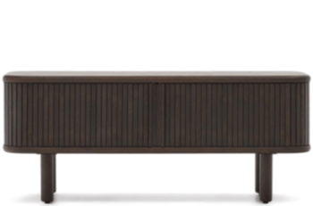 Design Lowboard „Sienna“ 120 x 50 cm - Esche dunkel