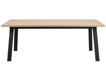 Extendable table "Winnipeg" bleached oak 200-300 x 100 cm