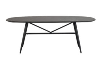 Ovaler Tisch „Springdale“ mit Keramikplatte 200 x 98 cm