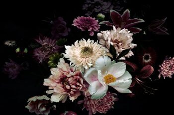 Glasbild „Flores“ 80 x 120 cm