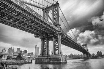 Acrylic glass picture "Manhattan Bridge" 120 x 80 cm
