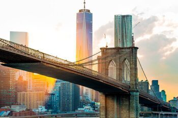 Acrylglasbild „Manhattan Bridge“ 80 x 120 cm