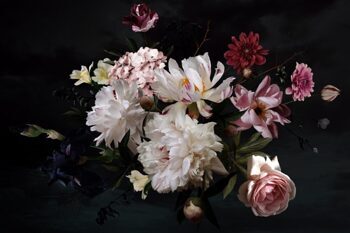 Acrylglasbild „Schönes Blütenbouqet III“ 120 x 80 cm