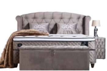 Premium box-spring bed "Hadise" incl. mattress & topper, mattress base: 160 x 200 cm