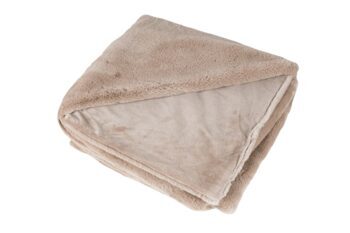 High-quality cuddly blanket "Heaven" 150 x 200 cm, Light Taupe