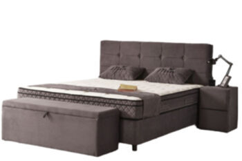 Premium box-spring bed "MIA" incl. mattress, mattress base: 160 x 200 cm