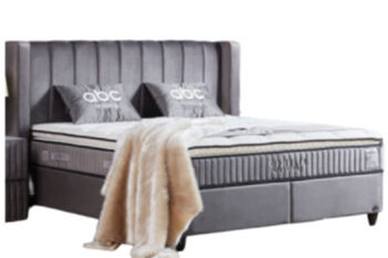 Premium box spring bed "Ophelia" incl. mattress & topper, mattress base: 160 x 200 cm