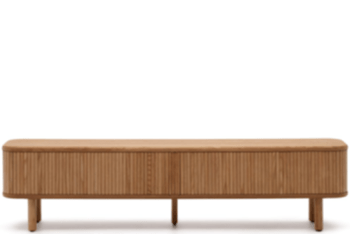 Design lowboard "Sienna" 200 x 50 cm - oak