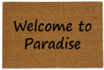 Fussmatte „Welcome to Paradise“ 40 x 60 cm