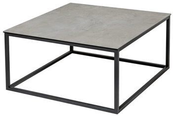 Ceramic coffee table "Symbiosis" 75 x 75 cm - concrete look