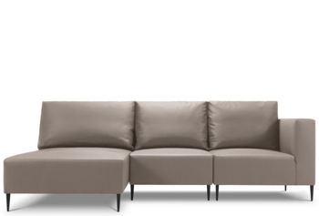 Modular outdoor 4 seater corner sofa "Fiji" 260 x 147 cm - Beige