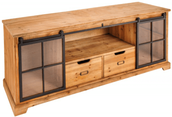 Solid wood lowboard "Heritago" - 160 x 62 cm