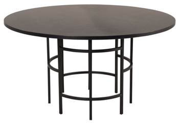Round dining table "Copenhagen" Ø 140 cm - Black