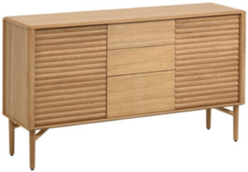 Sideboard "Leno" 152 x 86 cm made of solid, sustainable oak wood