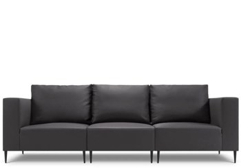 3-Sitzer Outdoor-Sofa „Fiji“ - Schwarz