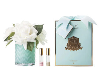Luxurious room fragrance "Herringbone Flower" White/Mint