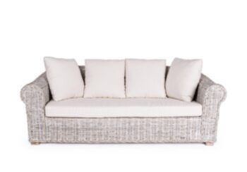 3-seater indoor/outdoor rattan sofa "Coba"