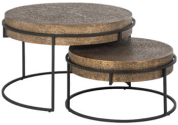 2-piece design coffee table set "Derby
