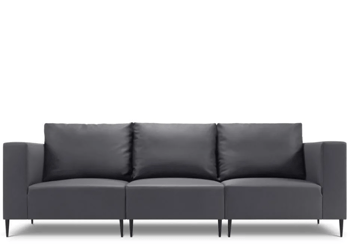 3 seater outdoor sofa "Fiji" - dark gray