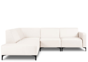 Canapé d'extérieur modulaire haut de gamme "Kos" 248 x 203 cm / White