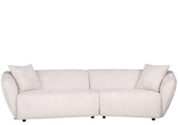 3-4 seater designer sofa "Armand" Lovely Cream
