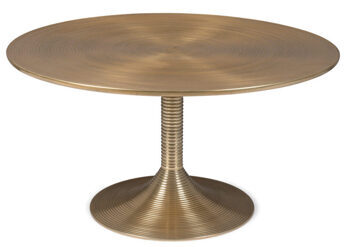 Coffee table "Hypnotising Gold" Ø 77 cm