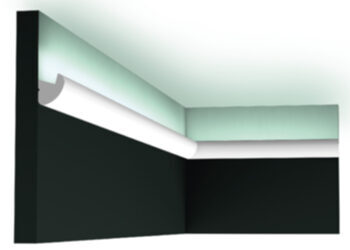 Decorative wall profile CX 188 for indirect lighting - 200 cm
