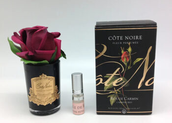 Luxurious room fragrance "Rose Bud" Carmin Red / Black