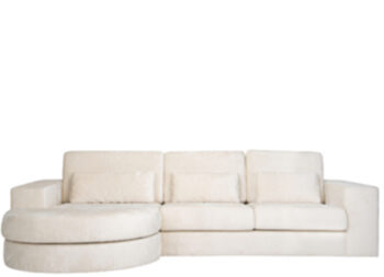 Design corner sofa "Felix" with removable covers - corner part left