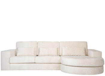 Design corner sofa "Felix" with removable covers - corner part right