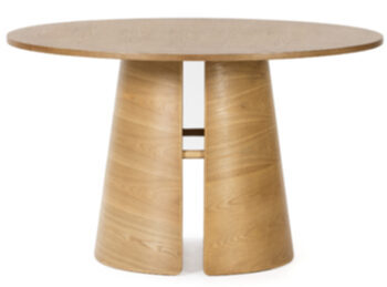 Runder Designer-Tisch Cep Natural Ø 137 cm