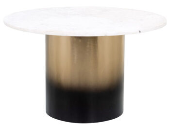 Design marble coffee table "Alfie" Ø 72.5 cm