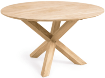High-quality garden table "TREEVA" ø 150 cm made of solid teak wood