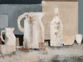 Hand painted "Kitchens style" 90 x 120 cm