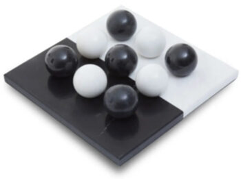 Game "Tic Tac Toe" marble 30 x 30 cm
