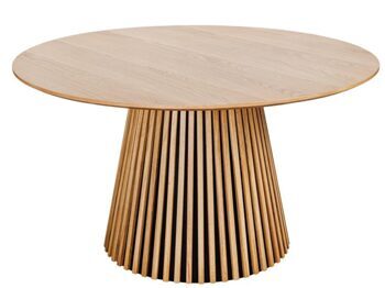 Round design dining table "Valhalla" Ø 120 cm, Natural