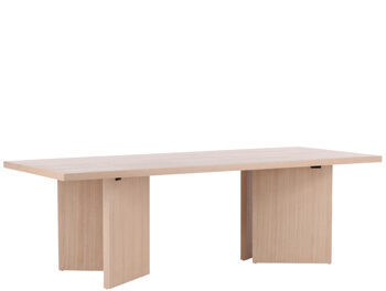 Large design dining table "Bassholmen" 240 x 100 cm