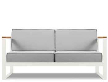 Outdoor 2 seater sofa "Tahiti" - Grey