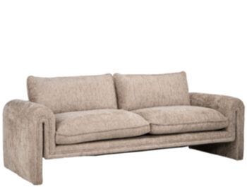 3-seater designer sofa "Sandro" Lovely Beige