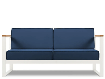 Outdoor 2 seater sofa "Tahiti" - dark blue