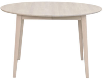 Runder, ausziehbarer Tisch „Filippa“ Eiche gebleicht 120-210 x 120 cm